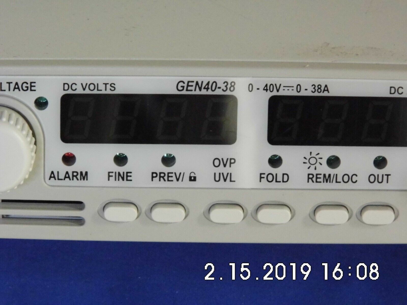 TDK-Lambda GEN40-38 w/GPIB Programmable 0-40V 38A DC Power Supply, 2 in stock TDK-Lambda GEN40-38 w/GPIB Programmable 0-40V 38A DC Power Supply, 2 in stock